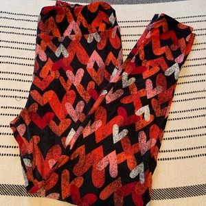 Tall & Curvy LuLaRoe Legging Valentines Hearts